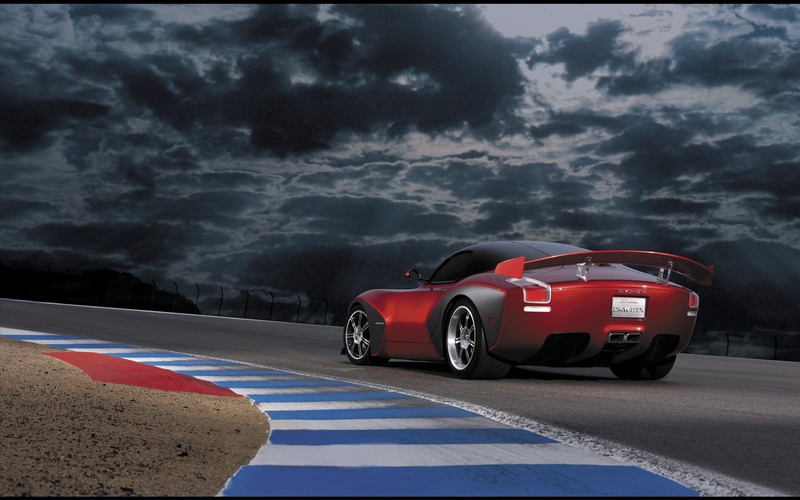 coupe, 1080P, land vehicle, wheel, luxury, mode of transportation, red, motorsport, sports race, tire, cloud - sky, road, no people, race tracks, car