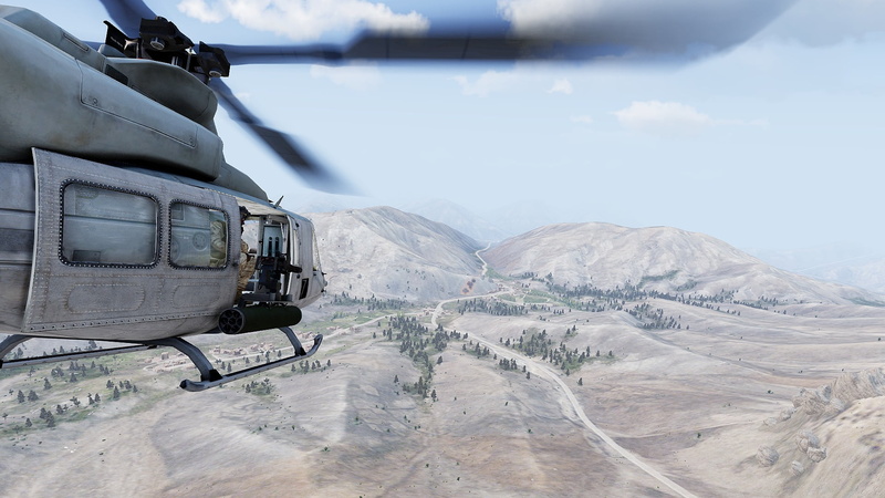 Arma 3, tranquil scene, tranquility, Arma 2, landscape, no people, scenics - nature, mountain range, transportation, travel, 1080P, mountain, day, cloud - sky