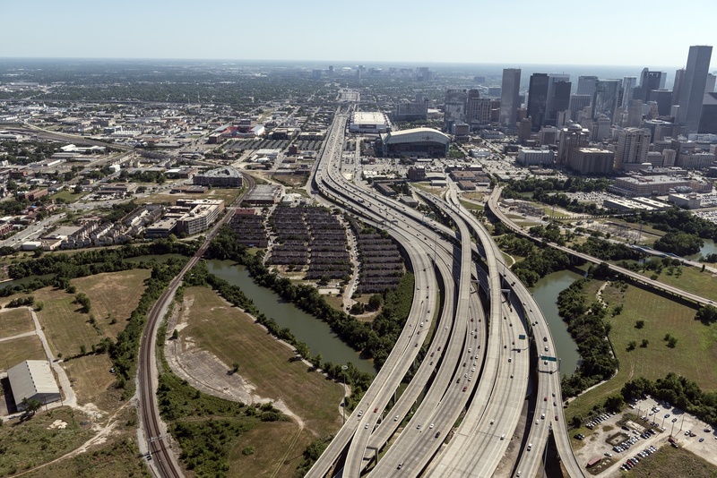 aerial view, street, photography, travel, elevated road, motion, concrete, roads, 1080P, multi, office building exterior, modern, traffic, city, business