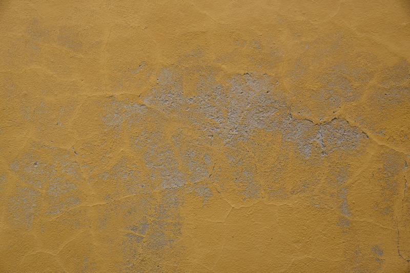 old paint, facade, rough, backgrounds, broken, hauswand, flake, close-up, turquoise colored, textured, pattern, surface, ruined, no people, 5K, yellow
