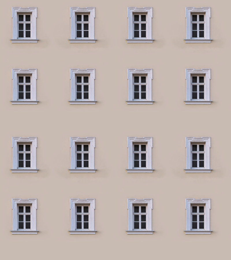 architecture, repetition, building exterior, pattern, city, built structure, window, apartment, outdoors, windows, 5K, old, side by side, structure, backgrounds
