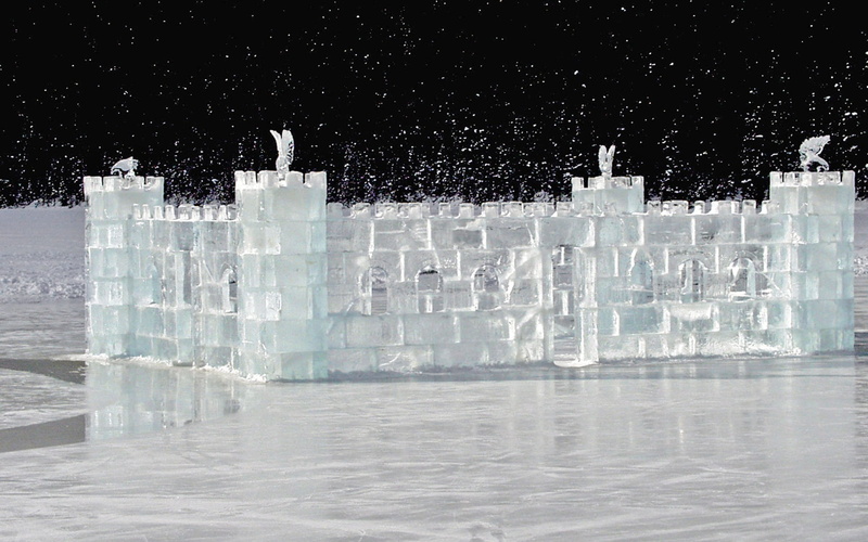 built structure, canada, motion, cold temperature, white color, lake, outdoors, no people, day, lake louise, castle, architecture, canadien rockies, 1080P