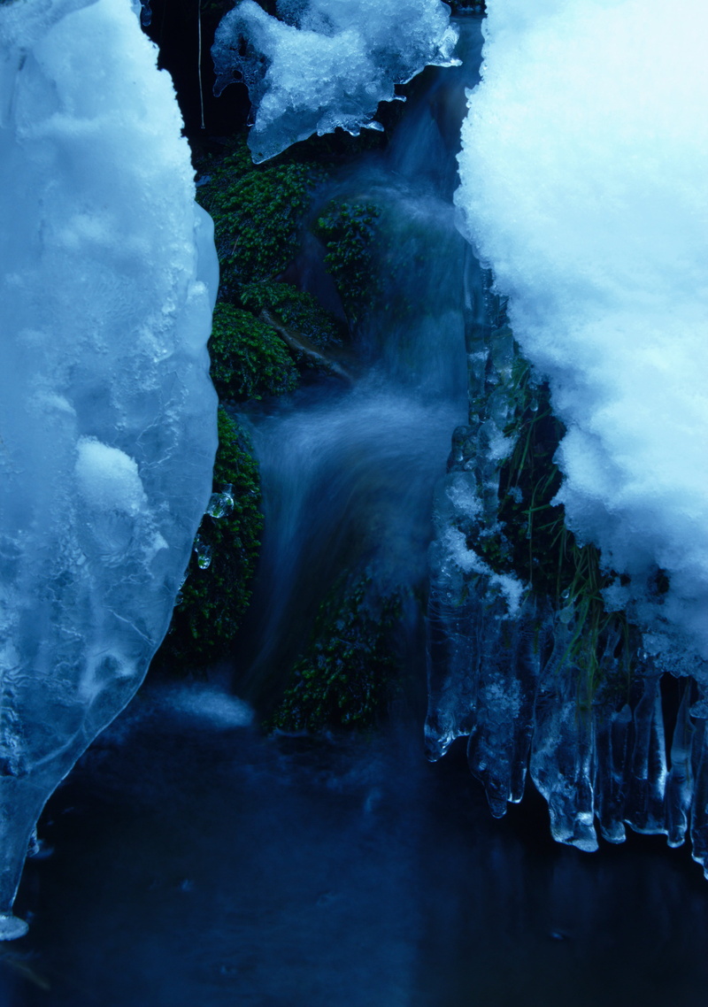 power in nature, scenics - nature, rock - object, non-urban scene, long exposure, flowing, nature, 4K, kompařov, ice, icicle, castle, beauty in nature