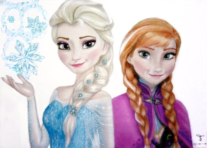 hairstyle, fashion, 720P, young women, adult, blond hair, females, looking at camera, hair, headshot, smiling, Elsa (Frozen), elsa, Frozen (Movie), human face