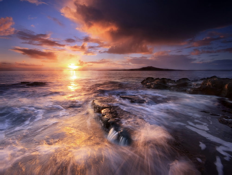 beauty In Nature, nz, rock - Object, beach, nature, coastline, Morning Rush, seashore, auckland, rock, rock formation, sunrise - Dawn, sunrise, formation