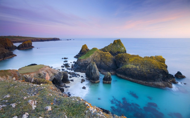 rock - object, outdoors, calm, coastline, tranquility, coast, 720P, sky, scenics - nature, rock, land, landscape, fish, horizon over water, brown, rocky coastline