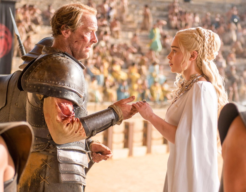Game Of Thrones, Daenerys Targaryen, Iain Glen, Jorah Mormont, 1080P, TV Show, Emilia Clarke