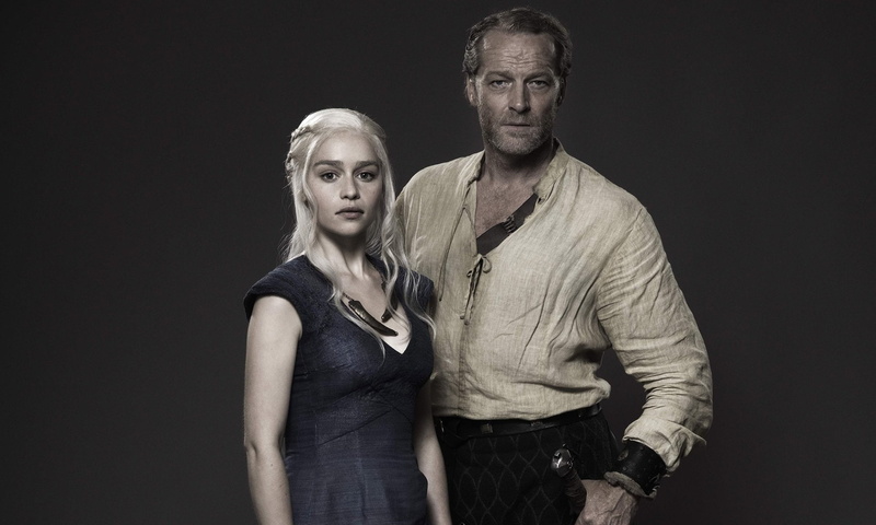 Daenerys Targaryen, Iain Glen, 1080P, Jorah Mormont, Game Of Thrones, Emilia Clarke, TV Show