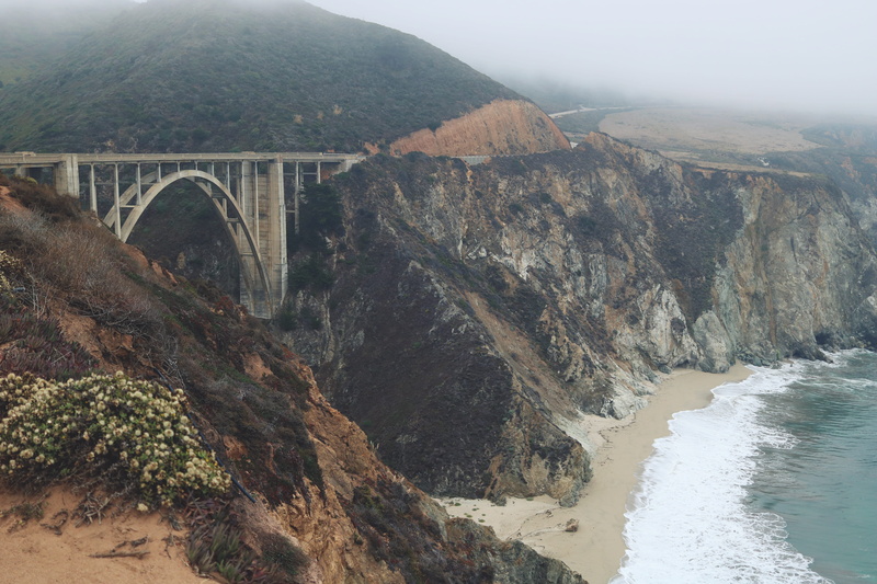 nature, beauty in nature, rocky, day, monterey, built structure, dam, outdoors, iconic, arch, river, hydroelectric power, california coast, brown, beside