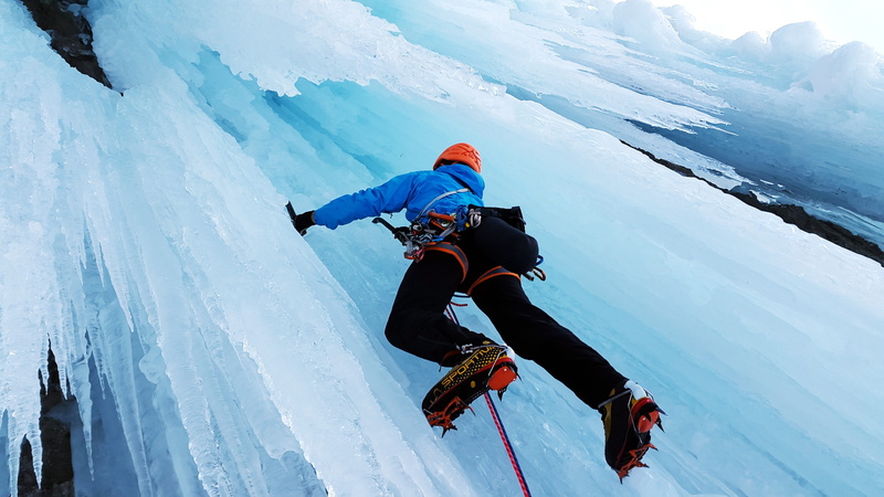 trip, mountaineer, adventure, ice climbing, winter sport, climb, frozen, nature, bergsport, mountain, snow, lifestyles, leisure activity, skill, ice, icicle