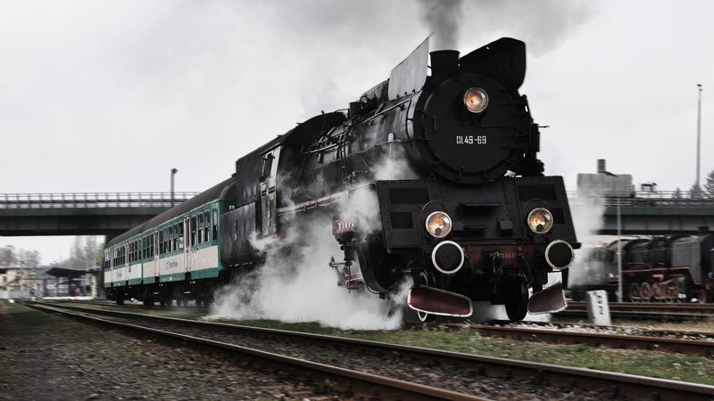 Ol-49, train, railway, 2K, Poland