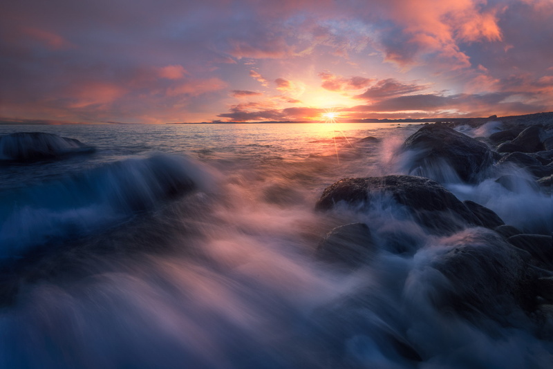 sky, Long Exposure, sea, nature, Ole Henrik Skjelstad, 1080P, sunlight