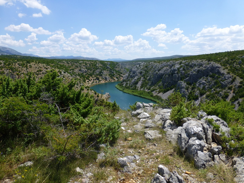 winnetou, nature, river, plant, 4K, sky, no people, scenics - nature, rock - object, croatia, zrmanja, land, beauty in nature, outdoors, day, flowing