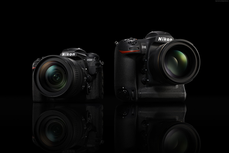 black background, electronics industry, 4k video, photographic equipment, indoors, no people, video, home video camera, DSLR, camera - photographic equipment