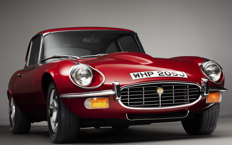 1920x1200, type, car, classic, 1080P, jaguar e-type, e, red, cars, jaguar