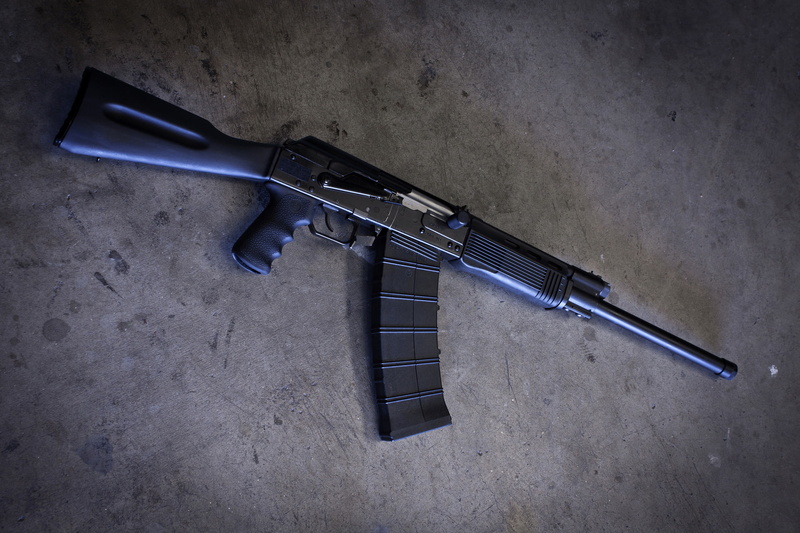 1080P, Saiga-12K, background, self-loading, black, assault, carabiner, the gun, rifle