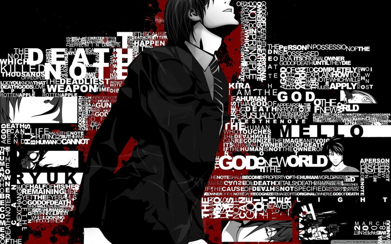 real people, people, Death Note, western script, text, architecture, day, poster, rear view, representation, yagami, building exterior, outdoors, built structure