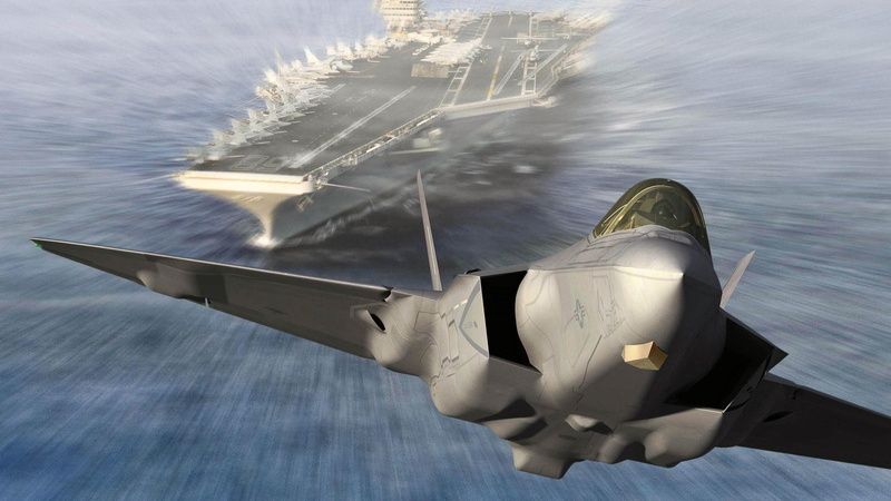 on the move, 1080P, day, plane, air force, F-22 Raptor, motion, mode of transportation, aerospace industry, Ace Combat 5: The Unsung War, outdoors, sea