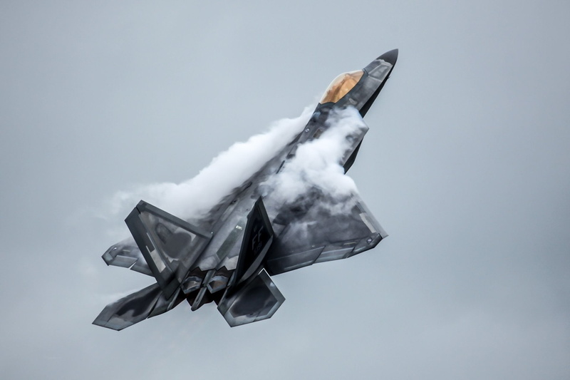 Jet Fighter, Lockheed Martin F-22 Raptor, Jet Fighters, Warplane, 1080P, Aircraft