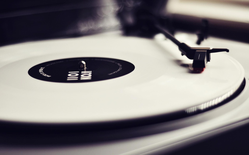 turntables, glasses, disc jockey, white, 1080P, music