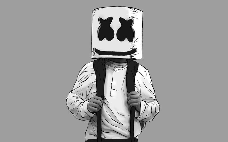 unrecognizable person, artist, three quarter length, disguise, adult, standing, copy space, clothing, obscured face, young adult, artwork, mask - disguise