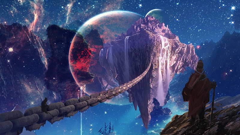 digital, planet, scenics - nature, black, reflection, astronomy, star field, beauty in nature, science fiction, nature, star - space, no people