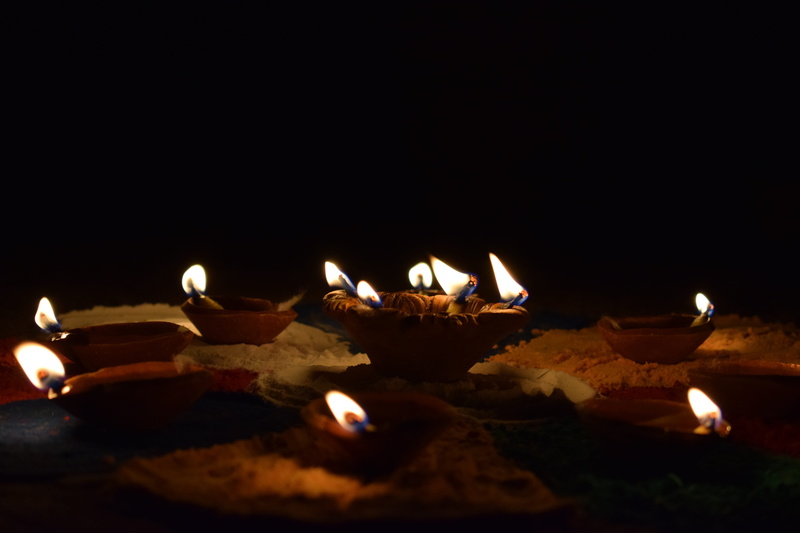 heat - temperature, spirituality, 5K, candle, night, burning, indoors, religion, illuminated, in a row, flame, oil lamp, electric lamp, belief, lighting equipment