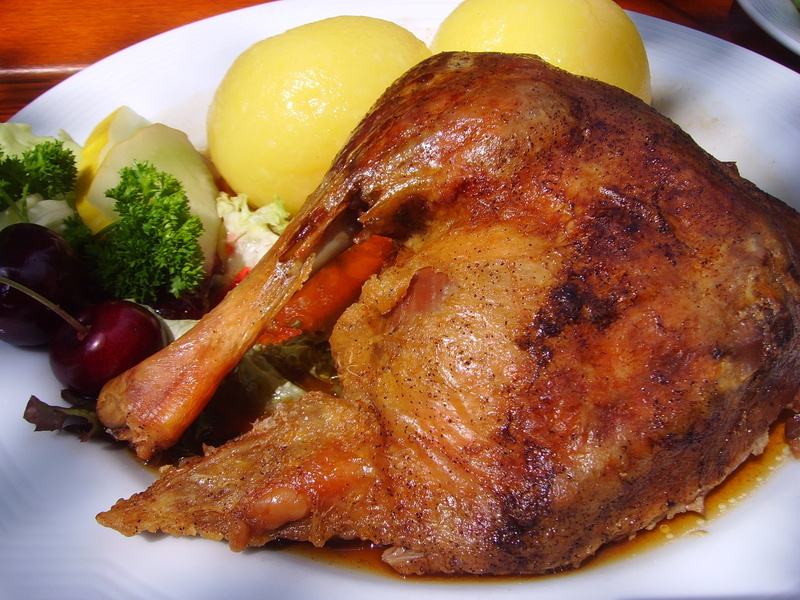 indoors, dumplings, poultry, healthy eating, gourmet, comfort food, ready-to-eat, vegetable, 2K, meal, plate, roasted, fried chicken, goose leg, roast chicken