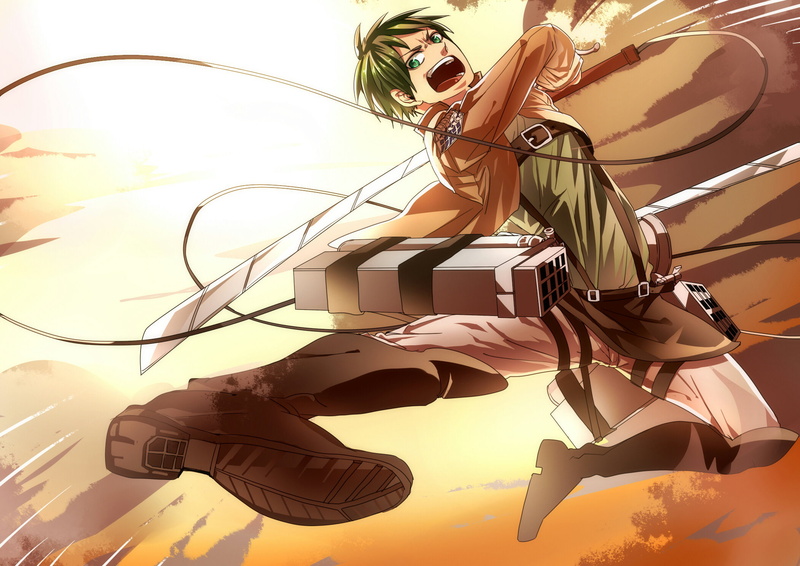 jaeger, kyojin, shingeki, eren, 1080P