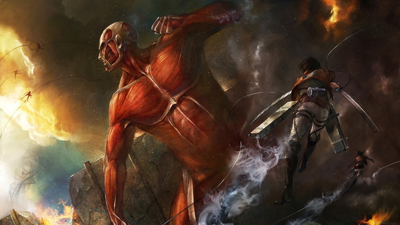 1080P, kyojin, anime, jaeger, eren, boys, shingeki