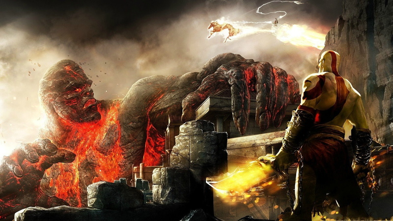 war, kratos, digital, God of War, God Of War III, 1080P, god
