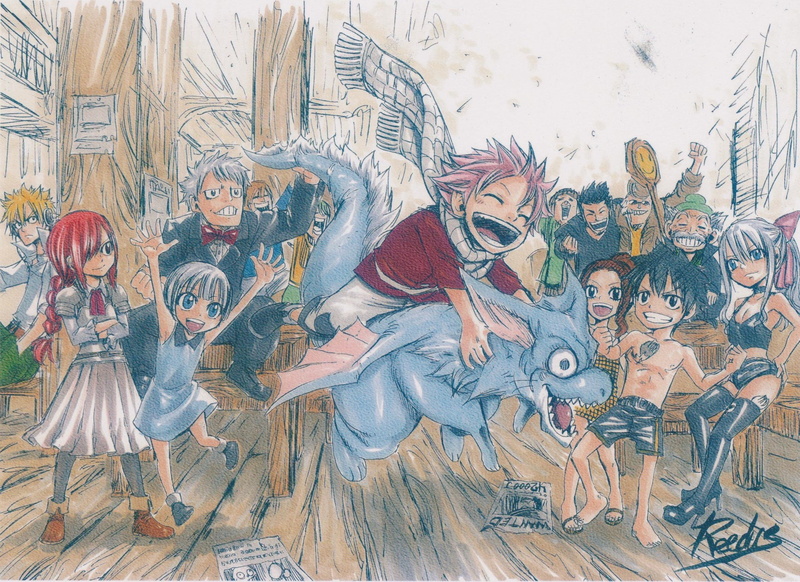 human representation, Natsu Dragneel, Mirajane Strauss, representation, architecture, female likeness, Elfman Strauss, Gray Fullbuster, Laxus Dreyar, Erza Scarlet