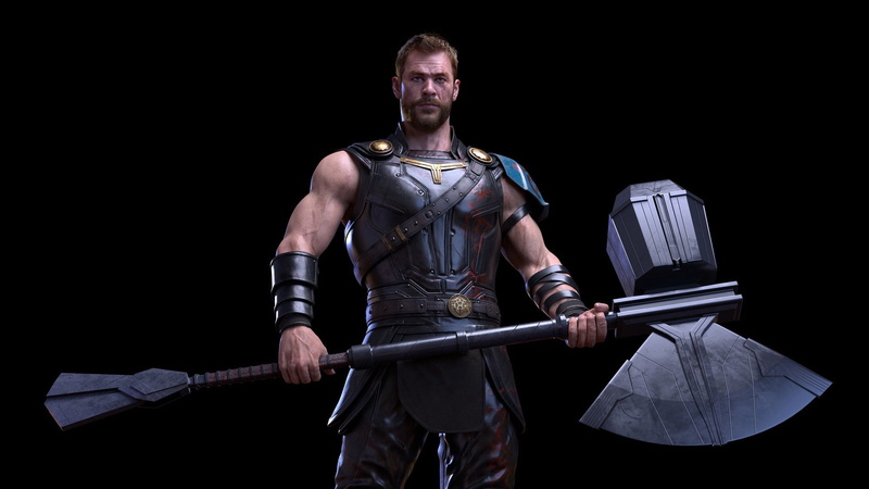 axe, Thor Odinson, Thor, stormbreaker, 1080P, weapons