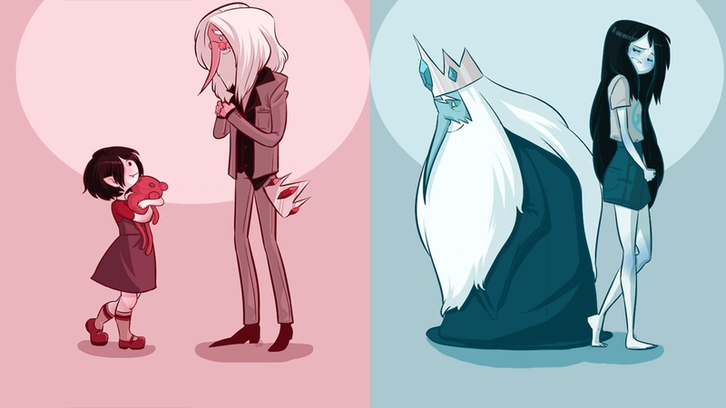 Ice King, 1080P, Simon Petrikov, Marceline the vampire queen, Adventure Time