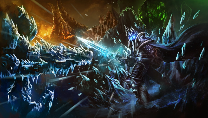ice, Abathur, arthas, 1080P, warcraft, lich king, starcraft, Heroes of the Storm, sword, diablo, Azmodan
