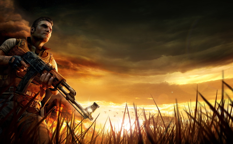 males, sky, man, Far Cry, field, land, beauty in nature, holding, outdoors, orange color, people, Concept, nature, 5K, dramatic sky, cloud - sky