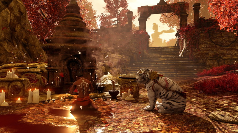 religion, tourism, nature, built structure, travel destinations, real people, ancient, building exterior, spirituality, history, belief, outdoors, Far Cry 4