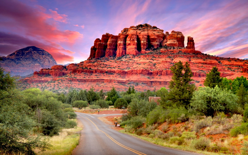 states, nature, road, geology, climate, rock, environment, 4K, tranquility, landscape, scenario, drive, hd, plant, sedona, travel destinations, beauty in nature