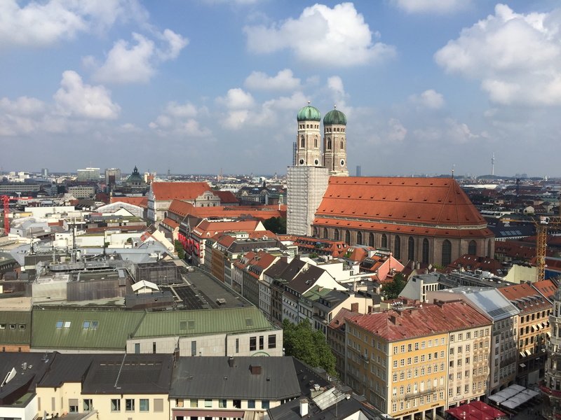 2K, spire, sky, architecture, no people, religion, building, roof, townscape, place of worship, tower, settlement, residential district, panorama, viewpoint