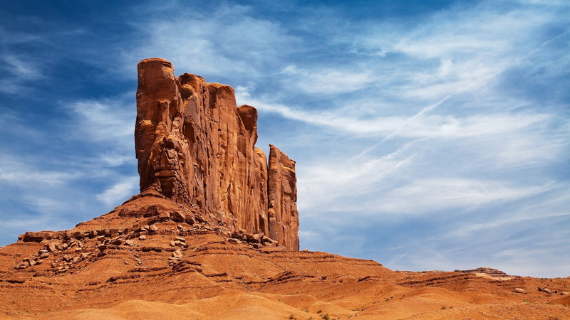 rock, rock formation, sandstone, landscape, 1080P, sand, Arizona, desert, nature
