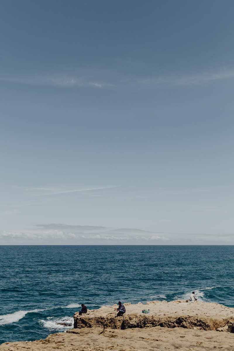 atlantic, solid, beauty in nature, horizon, da, praia, coastline, western, 4K, portugal, real people, praia da amoreira, beach, travel, tranquil scene