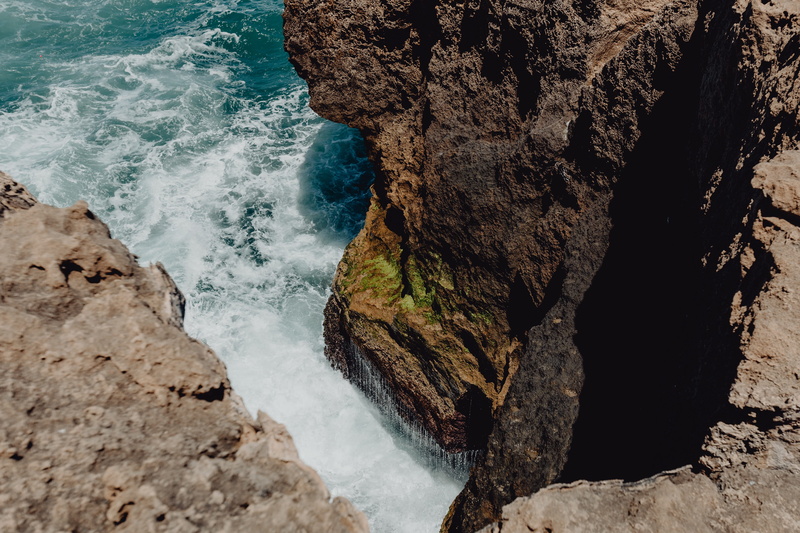 algarve, portugal, outdoors, coast, wave, praia da amoreira, water, travel, amoreira, nature, scenics - nature, summer, aljezur, day, rock formation, power in nature