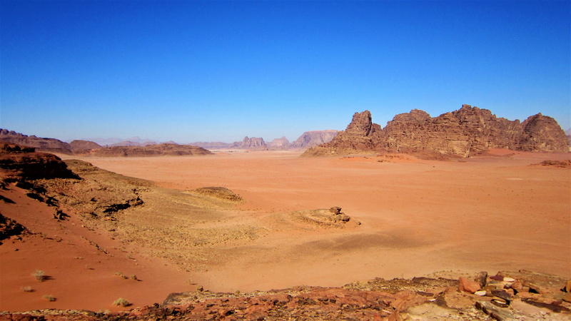 blue, nature, clear sky, sunny, tranquility, rock, semi-arid, solid, photography, rock formation, climate, jordan, environment, travel, rock - object, desert