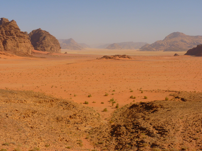 no people, Wadi Rum, field, beauty in nature, formation, negev, semi-arid, holiday, scenics - nature, desert, non-urban scene, clear sky, brown, sand, outdoors
