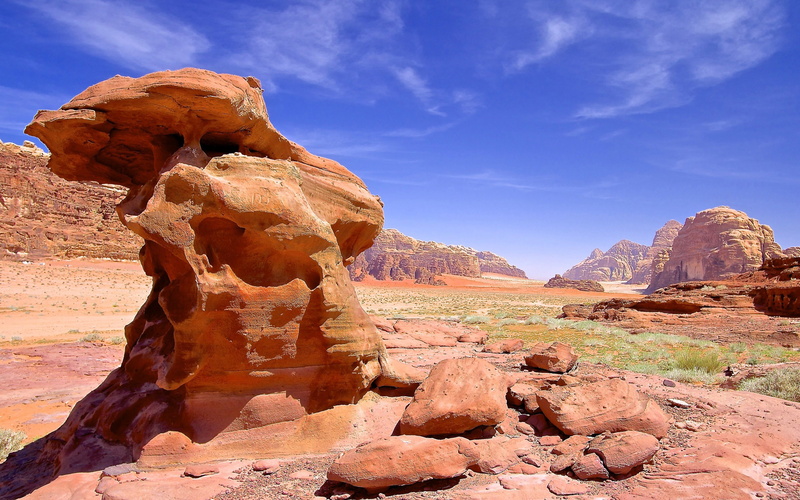 solid, 2K, tranquility, nature, scenics - nature, rock, climate, jordan, desktop, arid climate, travel destinations, hd, wadi, beauty in nature, rock - object