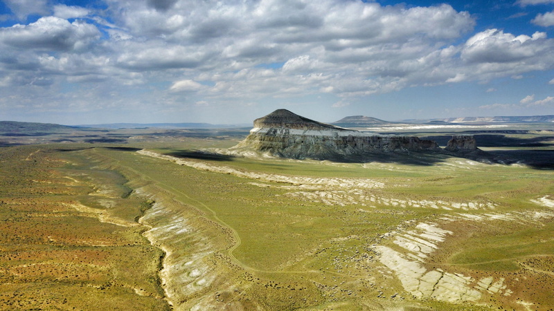 plain, cloud - sky, scenics - nature, west kazakhstan region, semi-arid, environment, cloud, western kazakhstan, nature, 4K, outdoors, grassland, grass
