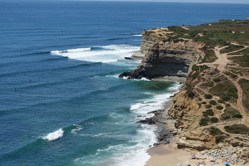 no people, nature, sea, land, scenics - nature, Portugal, natural, rock, tranquility, coastline, rock formation, beauty in nature, solid, rock - Object