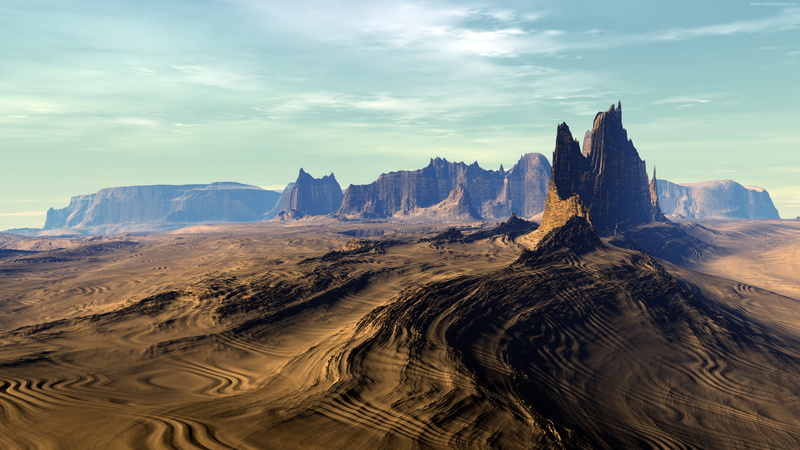 landscape, 4K, nature, South Dakota, badlands national park, desert