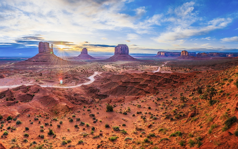 land, monument, landscape, colorado plateau, colorado, plateau, photography, valley, sky, clouds, monument valley, 1080P