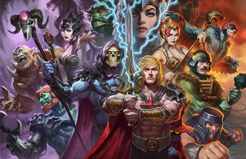 fantasy art, He-Man, 720P, Skeletor, anime boys, fantasy armor, cartoon, Masters of the Universe